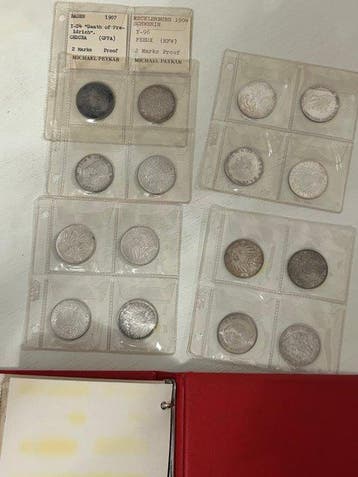Duitsland, keizerrijk Nice collection of silver coins incl.
