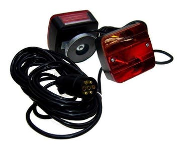 Magneet verlichtingsset aanhanger fietsdrager | 7,5m kabel, Auto diversen, Ophalen of Verzenden, Nieuw