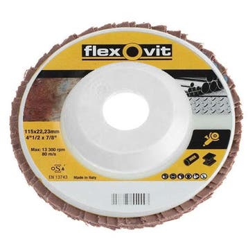 Lamellenschijf voor haakse slijper 115mm korrel 80 | Flex..., Verzenden, Nieuw