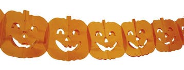 Halloween Slinger Pompoen (4m), Verzenden, Nieuw
