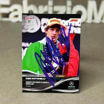 Mercedes - Topps Now - Youngest ever driver to achieve a, Nieuw