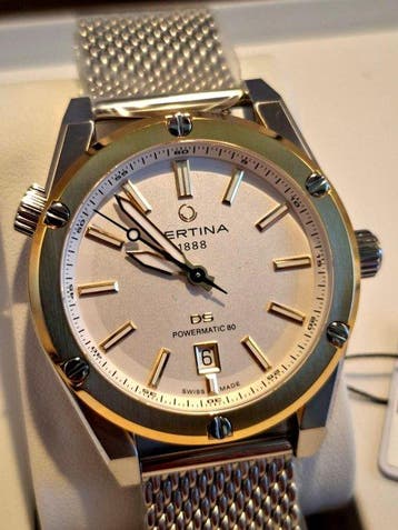 Certina - Certina DS+ Powermatic 80 Set - Zonder, Sieraden, Tassen en Uiterlijk, Horloges | Heren, Nieuw