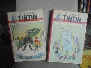 Tintin (magazine) - Recueils N°10 + N°13 - 2 Album - Eerste, Boeken, Nieuw