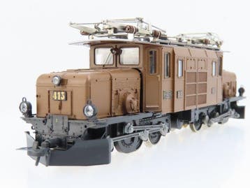 Bemo H0m - 1255 103 - Elektrische locomotief (1) - Ge 6/6, Nieuw