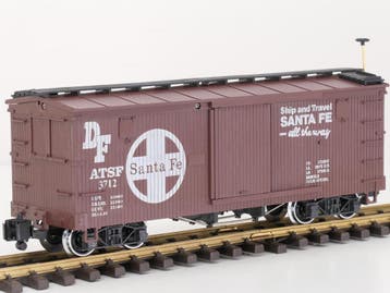 LGB 4067 D 03 DF Boxcar 3712 A.TSF, Metallrader, Klauwkop..., Overige typen, Ophalen of Verzenden, Zo goed als nieuw, LGB