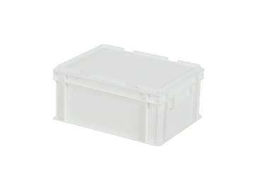 Stapelbak met deksel - 400 x 300 x H 190 mm (gladde bodem) -, Ophalen of Verzenden, Nieuw