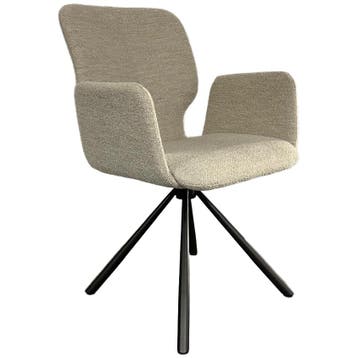 bert plantagie Set Van 4 Eetkamerstoelen Mister T -, Ophalen of Verzenden, Zo goed als nieuw, Bruin, Vier