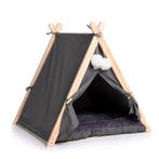 Tipi Tent voor katten of kleine honden Grijs, Ophalen of Verzenden, Nieuw, Overige