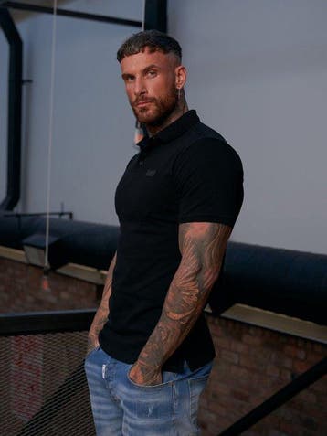 2dekans | AB Lifestyle - Regular Polo | Jet Black - Heren -, Ab lifestyle, Zwart, Nieuw, Ophalen of Verzenden