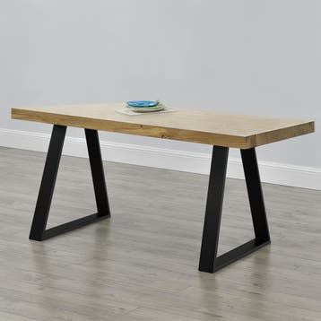 Stalen A/2 tafelpoot set van 2 meubelpoot 70x10x72 cm zwart, Huis en Inrichting, Tafelonderdelen, Verzenden, Nieuw