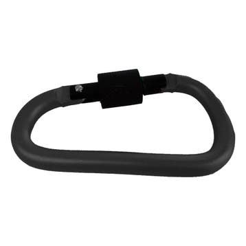 Karabijnhaak / sleutelhanger - Volledig zwart, Ophalen of Verzenden, Nieuw