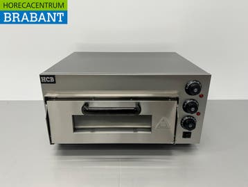 HCB RVS Pizzaoven oven 40 cm steen 230V Horeca, Ophalen of Verzenden, Nieuw in verpakking