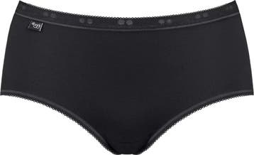 sloggi - Maat 42 Basic+ Dames Midi slip - Zwart, Verzenden