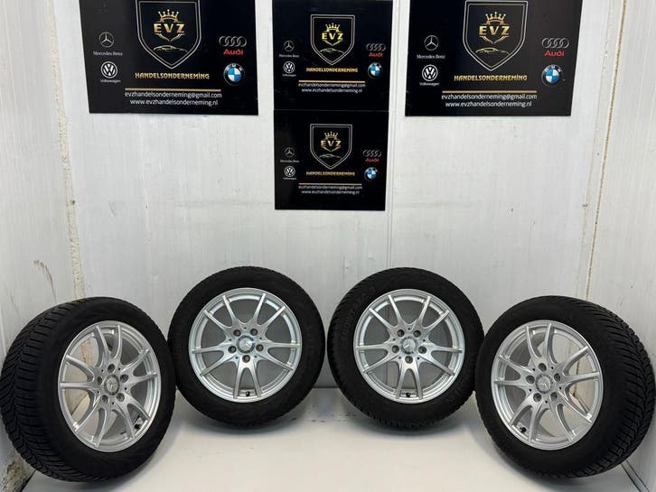 Org. Mercedes A-Klasse B-Klasse CLA gereserveerd, Auto-onderdelen, Banden en Velgen, 16 inch, Winterbanden, 205 mm, Personenwagen