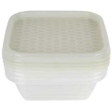 Benson Vershoudbakjes 0,75 ltr 4-delig - 4-delig - voor k..., Ophalen of Verzenden, Nieuw