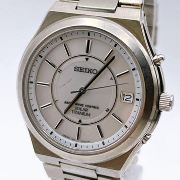 Seiko - Seiko Radio Wave Control Solar Titanium - Zonder