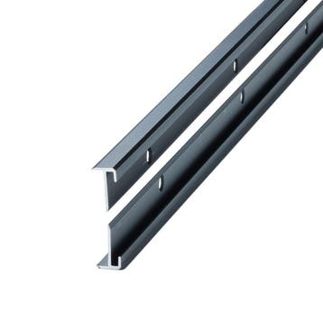 Co-pro Open Trapprofiel Achterzijde PVC - 10 mm - Zwart, Ophalen of Verzenden, Nieuw