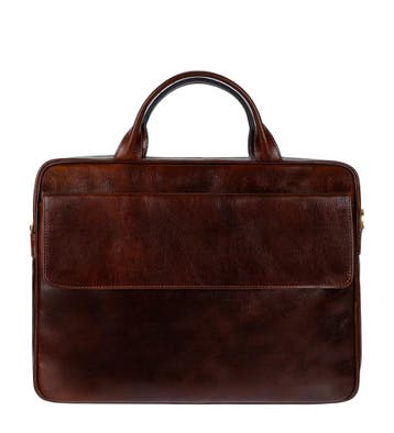 Leren Aktetas – Laptoptas – The Sheltering Sky – Bruin, Verzenden, Nieuw in verpakking