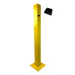 Poort - paal (geen buisgaten) - Geel - Gegalvaniseerd staal, Verzenden