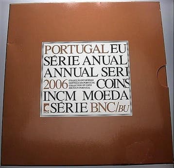 3,88 Euro,munten set 1 Cent-2 Euro 2006 Portugal Republik, Verzenden