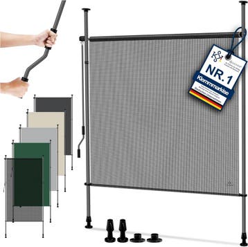 Klemluifel - Balkon luifel - Verticale luifel - 120 x 310 cm, Verzenden, Zo goed als nieuw
