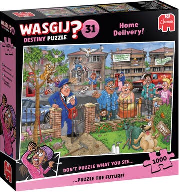 Wasgij Destiny 31 - Levering aan Huis! Puzzel (1000 stukjes), Hobby en Vrije tijd, Denksport en Puzzels, Verzenden, Nieuw