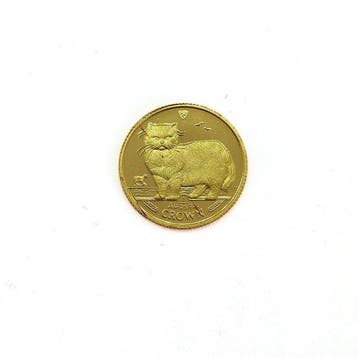 Isle of Man (Brits Kroonbezit). 1/25 Crown 1989 Cat - 1/25