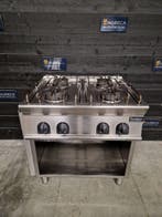 Tecnoinox fornuis 4-pits | zware branders | gas | horeca, Gebruikt, Fornuis, Frituur en Grillen