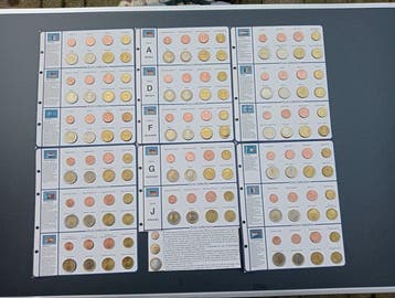 Europa. Series 1 Cent - 2 Euro 1999/2002 (17 series) (Zonder