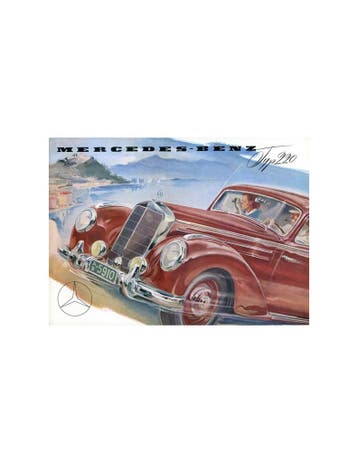 1953 MERCEDES BENZ TYPE 220 BROCHURE DUITS, Nieuw, Author