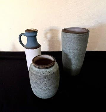 Ravelli Pottery - Jaap Ravelli - Vaas (3) - Aardewerk -, Antiek en Kunst