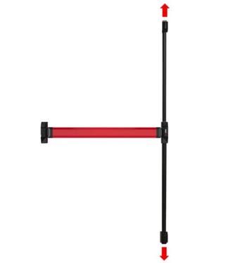 CISA paniekbalk 1200 mm ALPHA touch 2-punts sluitend, Verzenden, Nieuw