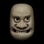 Beautiful and Funny Japan Wooden Noh/Kyogen Mask of Kentoku