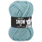 DROPS Snow / Eskimo Mix - 37 aquamarijn - Wol Garen, Ophalen of Verzenden, Nieuw