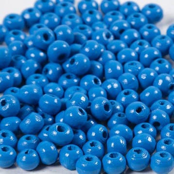 Montessori houten kraal blauw (per stuk), Boeken, Verzenden, Nieuw