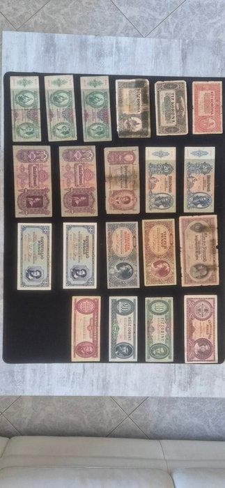 Wereld. - 28 banknotes - various dates (Zonder minimumprijs)