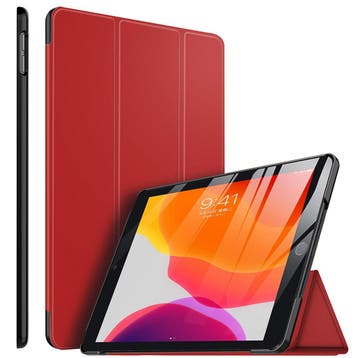 Book case iPad 10.2 (2019/2020/2021) rood, Verzenden, Nieuw