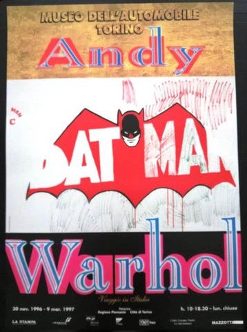 Andy Warhol (after) - Batman, Museo dellAutomobile Torino, Antiek en Kunst