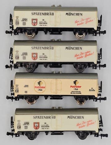 Lima N - 469, 480 - Modeltrein goederenwagon (4) - Vier, Nieuw