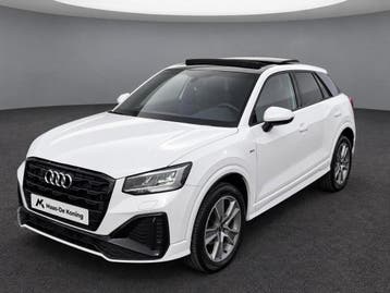 Zakelijke Lease |  Audi Q2 35 TFSI/150PK S Line, Automaat, Gebruikt, Overige brandstoffen, Wit