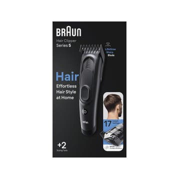 Braun Tondeuse HC5330, Zwart, Witgoed en Apparatuur, Persoonlijke-verzorgingsapparatuur, Verzenden, Zo goed als nieuw