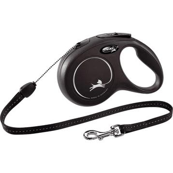 Flexi Classic Cord 8 meter Small Zwart (Hondenriemen), Verzenden, Nieuw