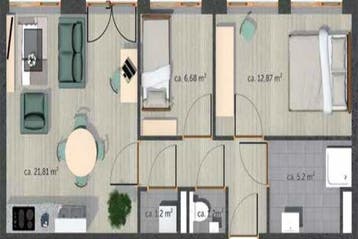 Appartement Stationsplein in Heerenveen, Huizen en Kamers, Huizen te huur, Heerenveen, Via bemiddelaar, Friesland, Appartement