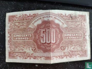 Frankrijk 500 Francs  - 1944, Verzenden, Frankrijk, Los biljet