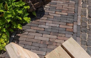 WF60 Ancona Antica gebakken waalformaat zwart-blauw-bruin..., Tuin en Terras, Ophalen of Verzenden, Nieuw, Keramiek, Klinkers