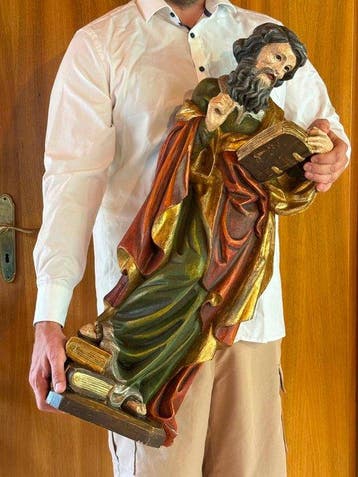 Val Gardena - sculptuur, Hl. Matthias (Apostel) -