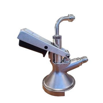 Micro Matic vlak a schuif koppeling met 90c bocht 2x 3/8, Ophalen of Verzenden
