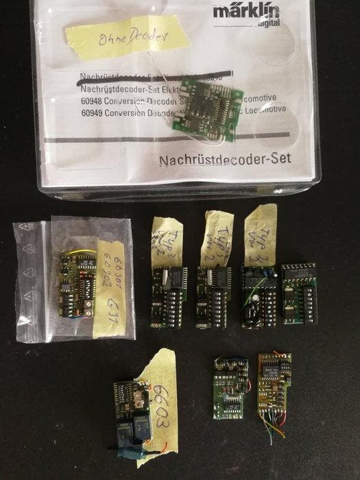Märklin H0 - Elektronica (8) - 8 Delta-decoder, kijk, Hobby en Vrije tijd, Modeltreinen | H0