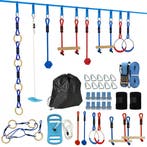 Ninja Line Kinder 10m 9-delige Slackline Set Met 2 Gymnastie, Verzenden, Nieuw