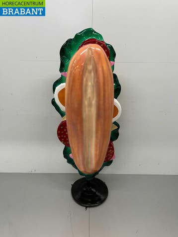 Polyester Broodje Gezond Pistolet 160 cm Reclame, Ophalen of Verzenden, Nieuw in verpakking